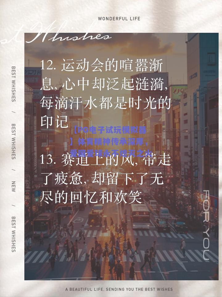 体育精神传承深厚，爱国爱球永不熄灭之火